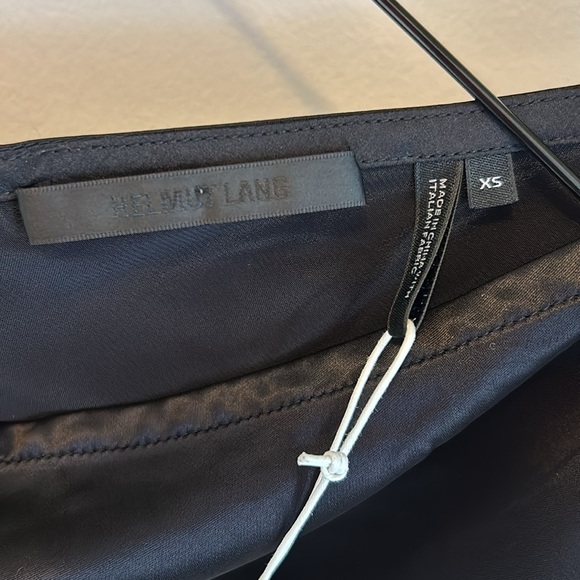 Helmut Lang One Shoulder Viscose Top Black - Picture 8 of 9